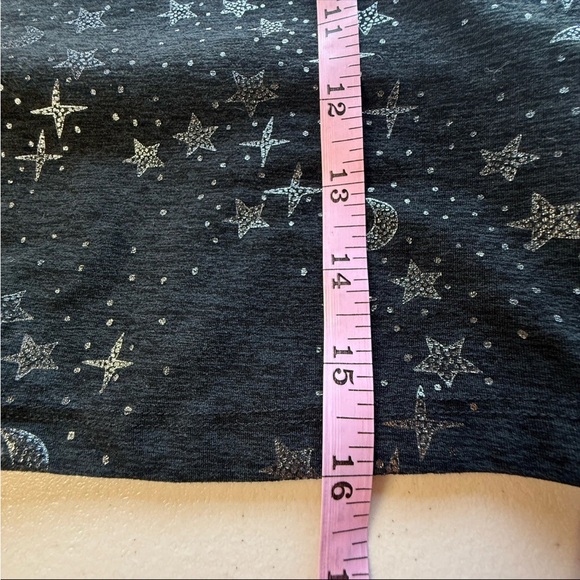 Beyond Yoga Starry Night SoftShine Tank Top Large Black Silver Celestial - Picture 4 of 4